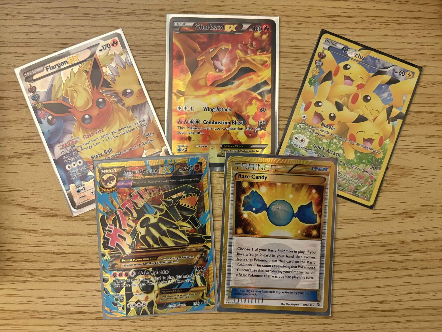 Some of my pokémon cards